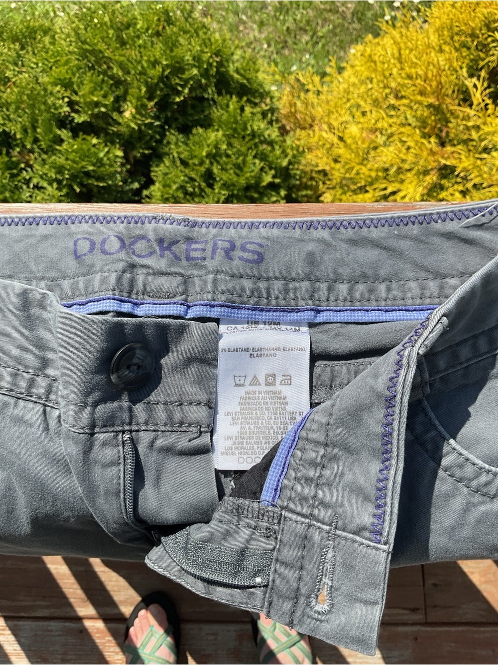 Dockers Gray Chinos size 12